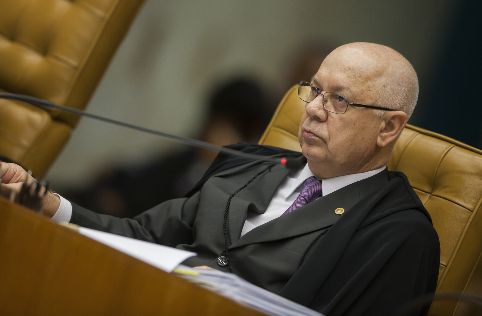 Ministro Teori Zavascki em sessão plenária. Foto: Dorivan Marinho/SCO/STF