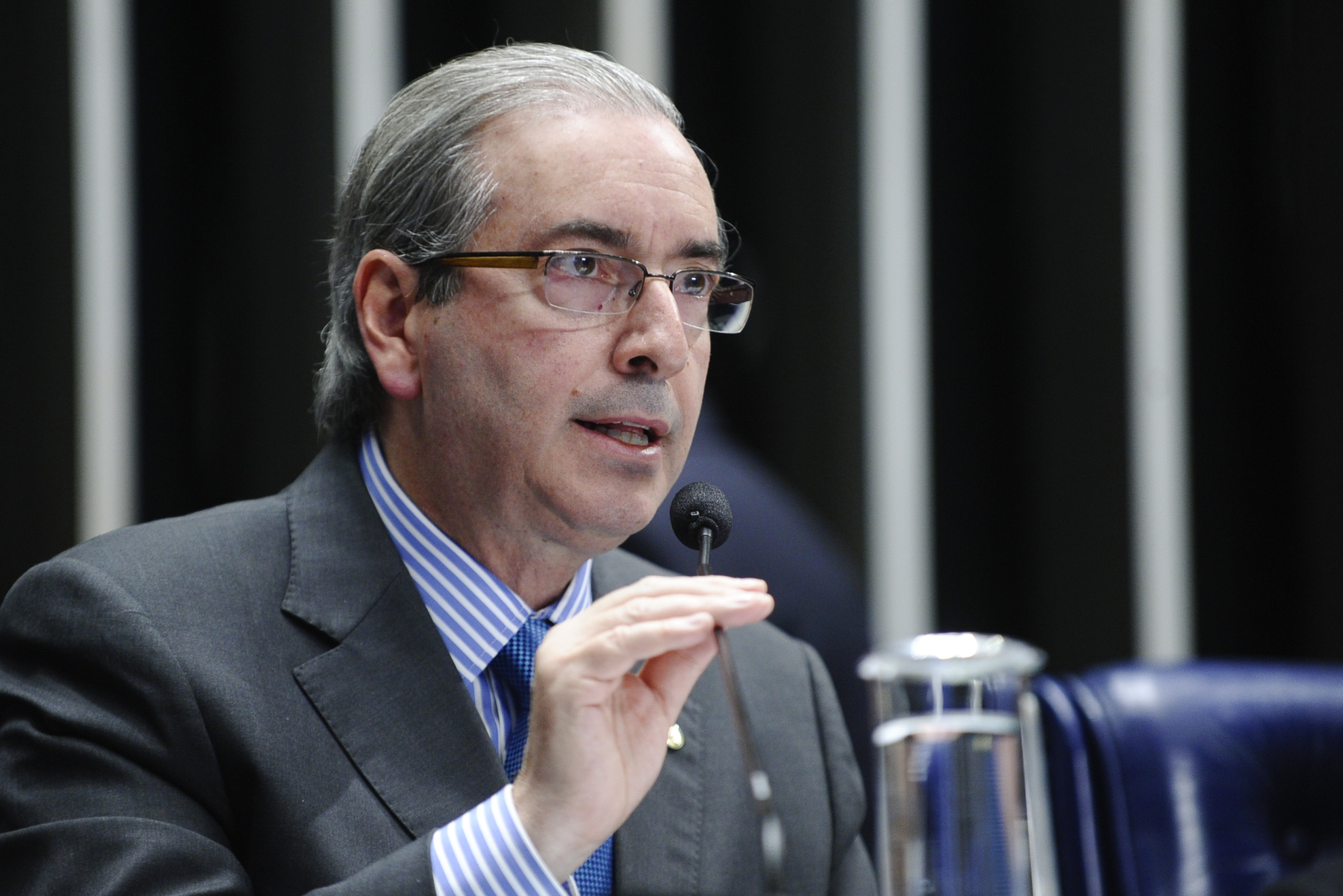 Eduardo Cunha, , presidente da Câmara, tenta barrar recebimento de denúncia no STF. Foto: Marcos Oliveira/Agência Senado