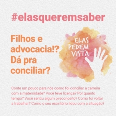 Roda de conversa discute advocacia e maternidade em Brasília