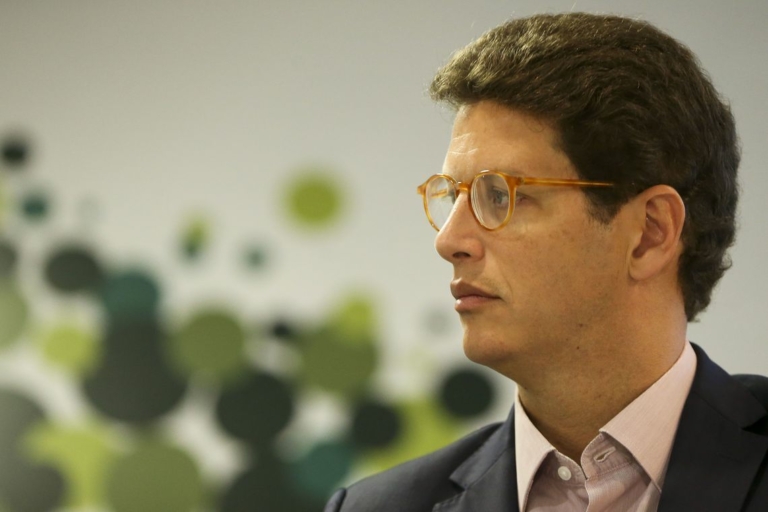 Ricardo Salles, ministro do Meio Ambiente, em foto de perfil