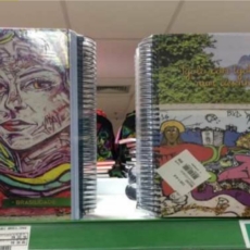 Grafiteiros serão indenizados por empresa que usou obras em capas de cadernos
