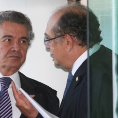 Em despacho, Marco Aurélio se declara suspeito por inimizade com Gilmar