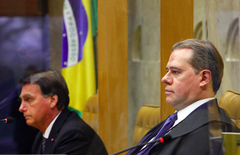 bolsonaro e toffoli: gestão toffoli análise. Foto: Nelson Jr./SCO/STF (09/09/2020)