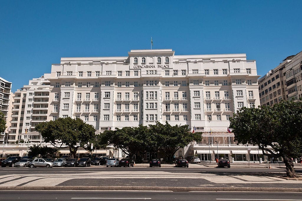 Fachada do Copacabana Palace