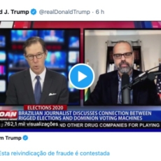 Empresa processa emissora e cita entrevista com Allan dos Santos retuitada por Trump