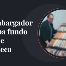 Desembargador do TJAM derruba fundo falso de biblioteca durante sessão