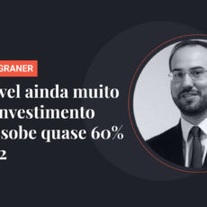 Com nível ainda muito baixo, investimento federal sobe quase 60% neste ano