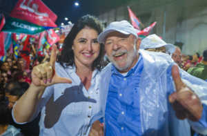 Lula e Simone Tebet