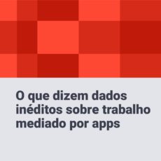 Dados inéditos sobre trabalho por app serão divulgados na Casa JOTA