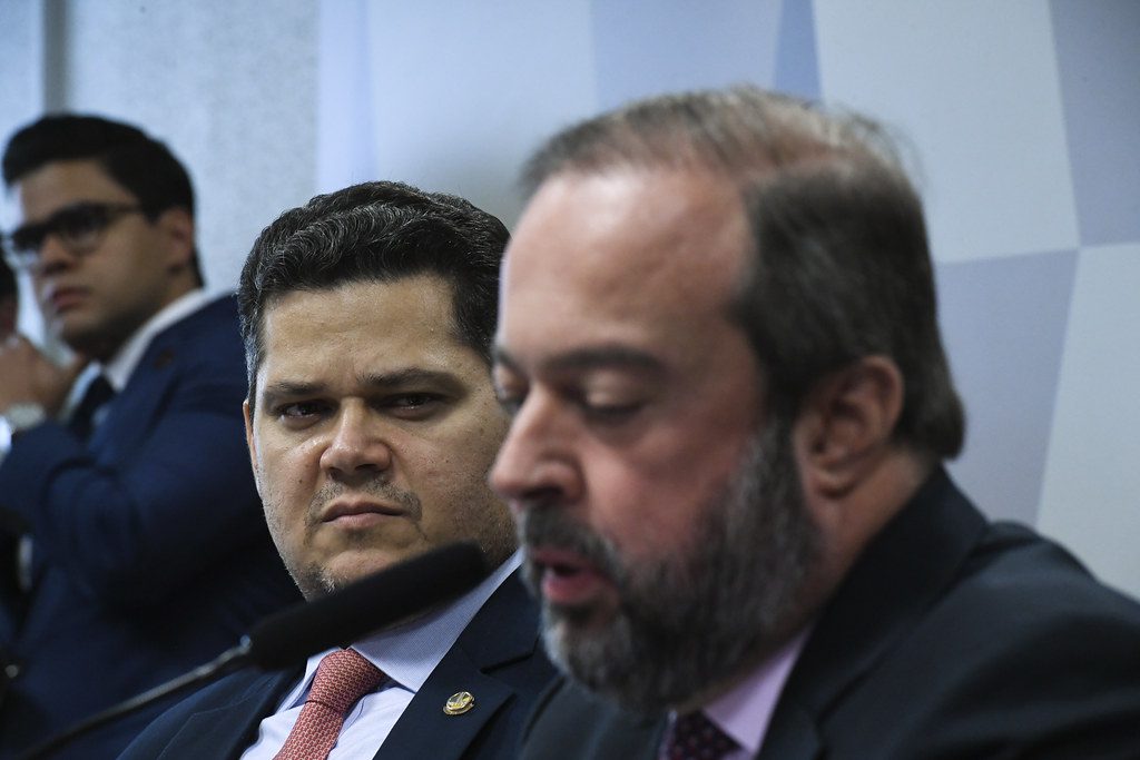 Davi Alcolumbre e Alexandre Silveira