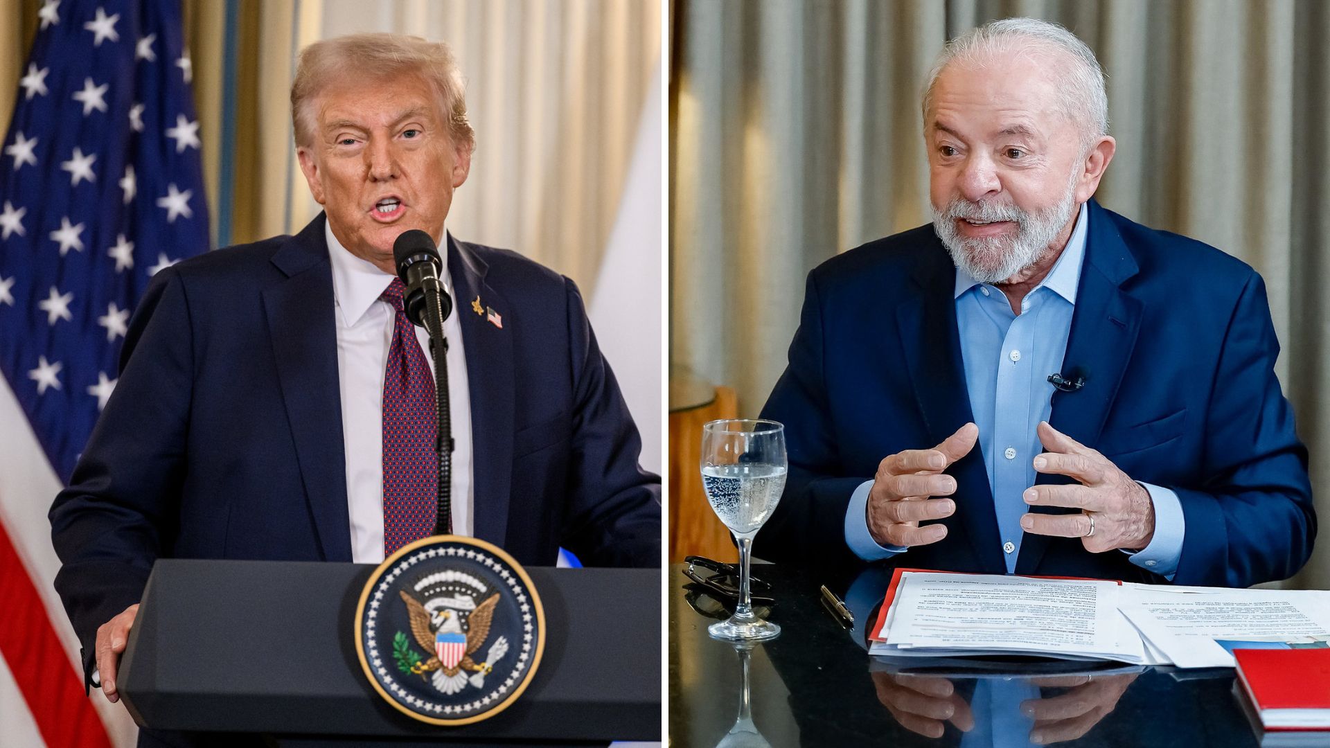 Tarifaço: em conversa com Trump, Lula pede a retirada da sobretaxa de 40%