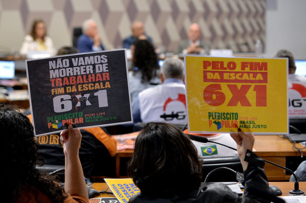PEC 6x1; jornada; trabalho; senado; ccj