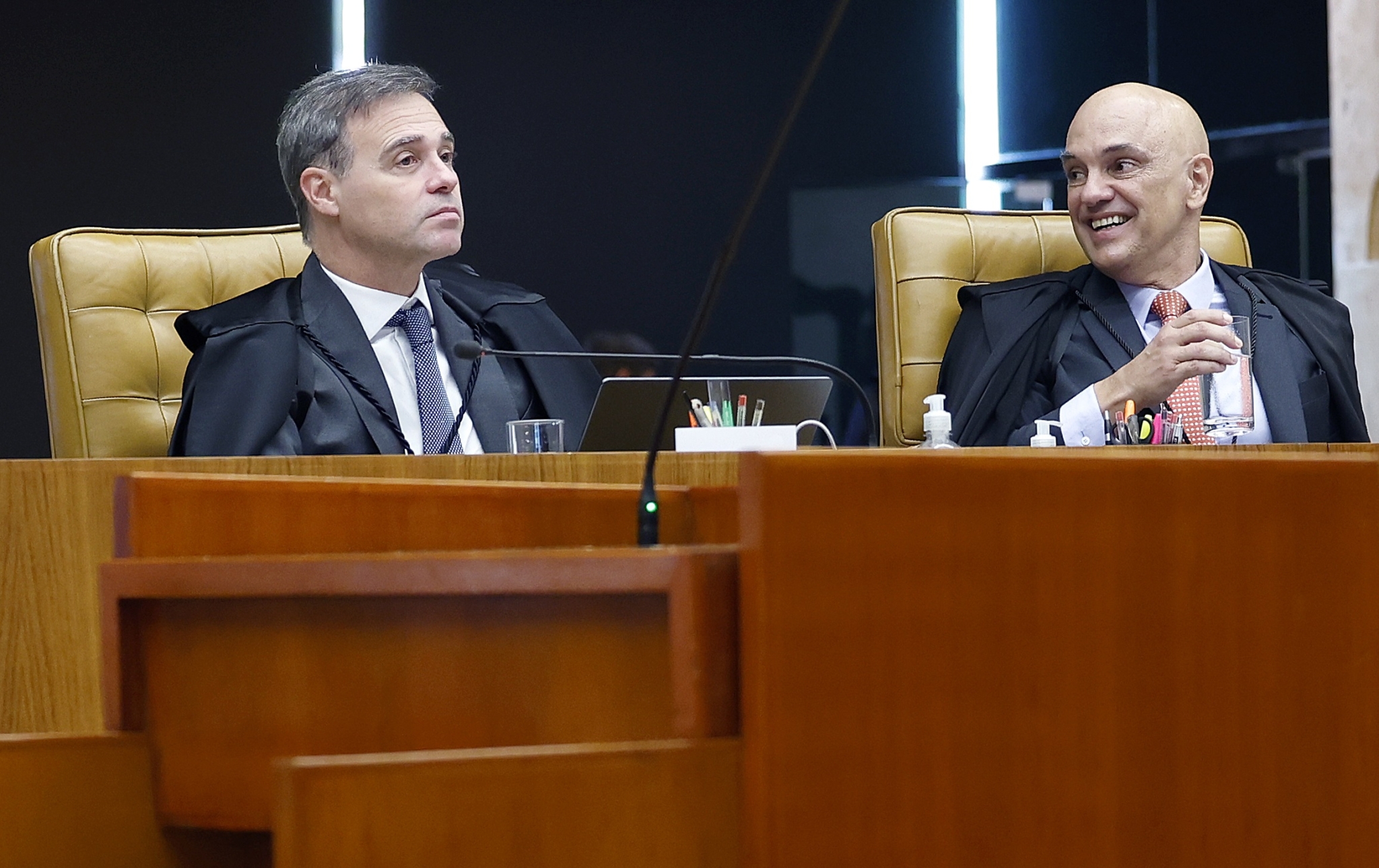 Alexandre de Moraes durante sessão no Supremo Tribunal Federal