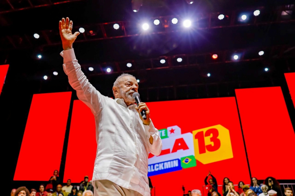 lula campanha mapa eleição