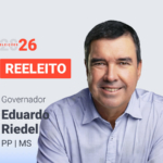 Eduardo Riedel é reeleito governador de Mato Grosso do Sul em primeiro turno